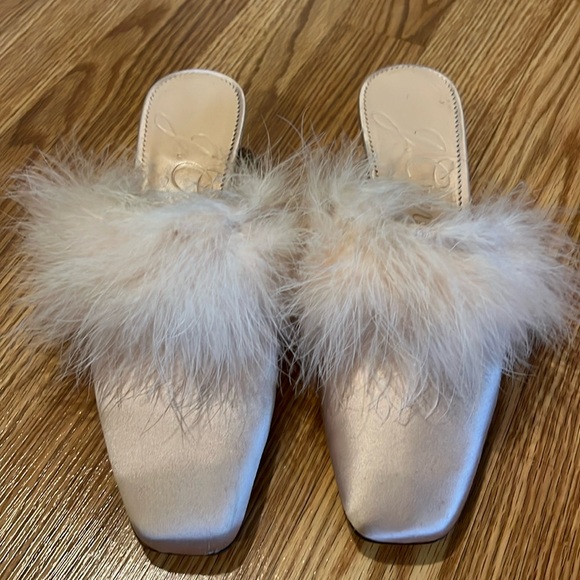 J Crew Feather Heels - Picture 1 of 10